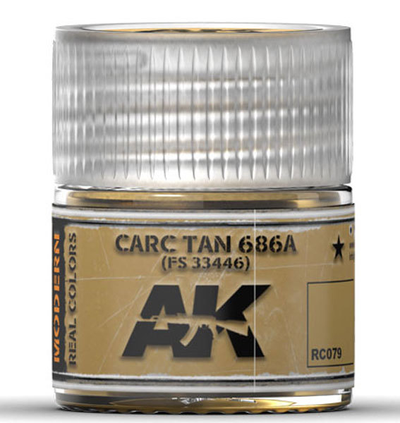 AK Interactive Real Colors CARC Tan 686a Acrylic Lacquer Paint 10ml 