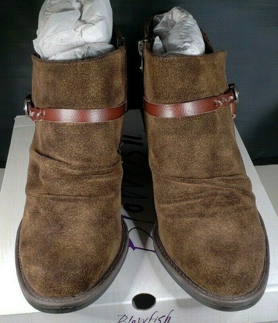 Blowfish Malibu Women's Low Boots, Zippered, Man-Made, Vegan Size 9-M Brown | eBay
