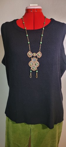 Vintage 1970's Robinsons California Sweater Vest, Size XL - Picture 2 of 6