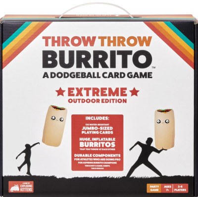Throw Throw Burrito Extreme Outdoor Edition - Dodgeball Card Game Fun!