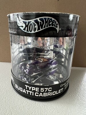 2003 Hot Wheels Showcase Series Type 57C Bugatti Cabriolet Purple 2/4 New B6245