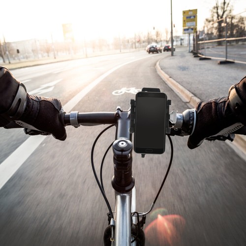 Bike Phone Bracket Bicycle Holder Miss Mobile for Cell Aluminum Alloy Stand - 第 2/12 張圖片