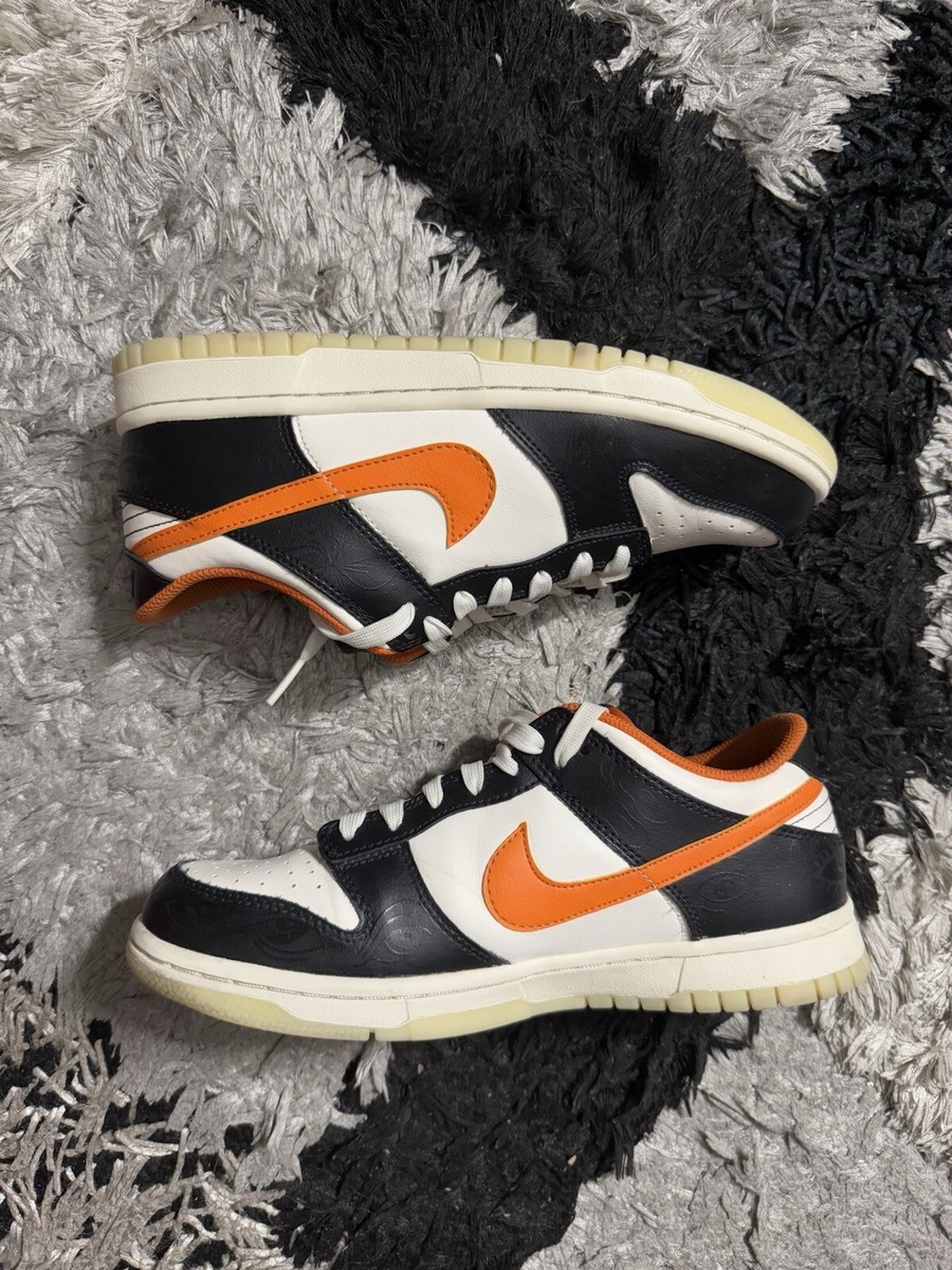 Nike Dunk Low PRM (GS) Halloween 2021 Size 7Y (DO3806 100) DD3357