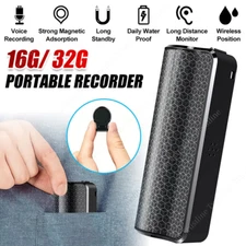 16/32GB Digital Spy Voice Activated Recorder Mini Hidden Audio Recording Device
