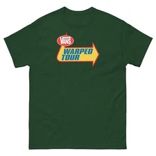 Vans Warped Tour Logo T-Shirt 90s Concert Tee