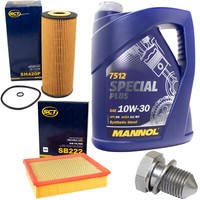 MotoröL Filter Set 10W30 5 Liter + ÖLablassschraube FüR Audi A6 A4 VW Passat
