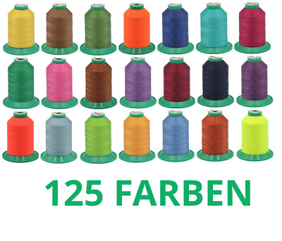 Ledergarn Tytan 40 1000m Polyester reißfest Polstergarn Stark 125 Farben