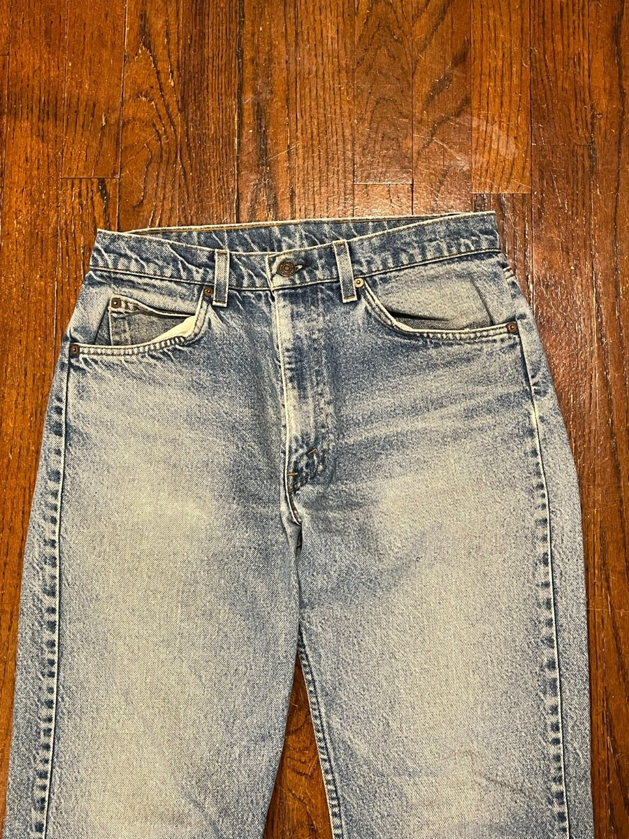 Vintage Levi's 505 Orange Tab W33 L34 Denim Jeans Faded Vintage Levi's 505 Orange Tab W33 L34 Denim Jeans Faded