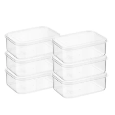 Lustroware Micro Clear Kitchen Pantry Food Storage Container Set with Lid