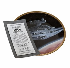 Star Wars Limited Edition Star Destroyer Hamilton Collection Plate & COA 1995