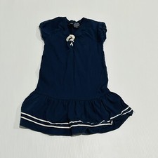 Ralph Lauren Ponte Sailor Dress Navy Blue Girl Size 4