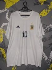 Messi Argentina Team Training Jersey Football Shirt Adidas Mens Size 2XL ig93