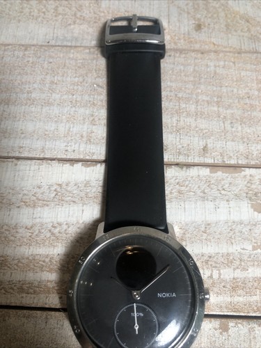 Reloj inteligente híbrido Nokia Steel HR HWA03B 36 mm banda azul - Imagen 3 de 6