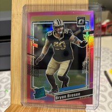 Bryan Bresee 2023 Panini Donruss Optic Football #372 Pink Prizm Rated Rookie