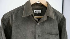 Issey Miyake IM product design studio Japan brown corduroy shirt medium
