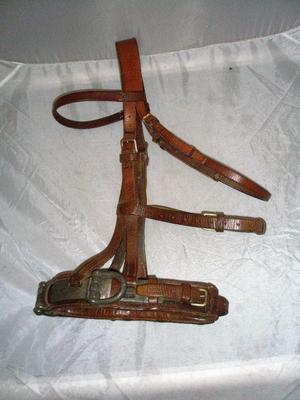 RACCORDS VINTAGE WICKS LAMBOURN COB FENTE CAVESSON CUIR