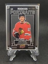 2022-23 Upper Deck Portraits Silver Rookie Lukas Reichel /25 #P-39