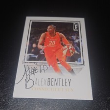 ALEX BENTLEY SIGNED AUTOGRAPHED 2018 RITTENHOUSE WNBA CARD # 19 SP 1/500 RARE