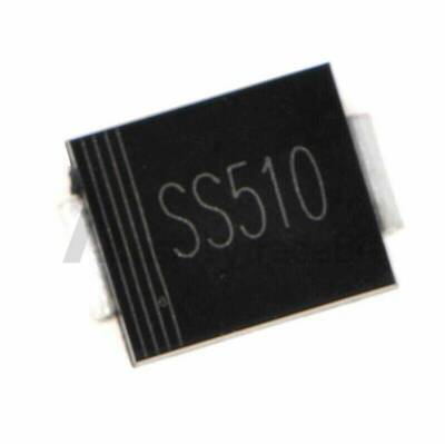 50pcs SS510 SMC 5A/100V DO-214AB Chip Schottky Diodes Surface Mount