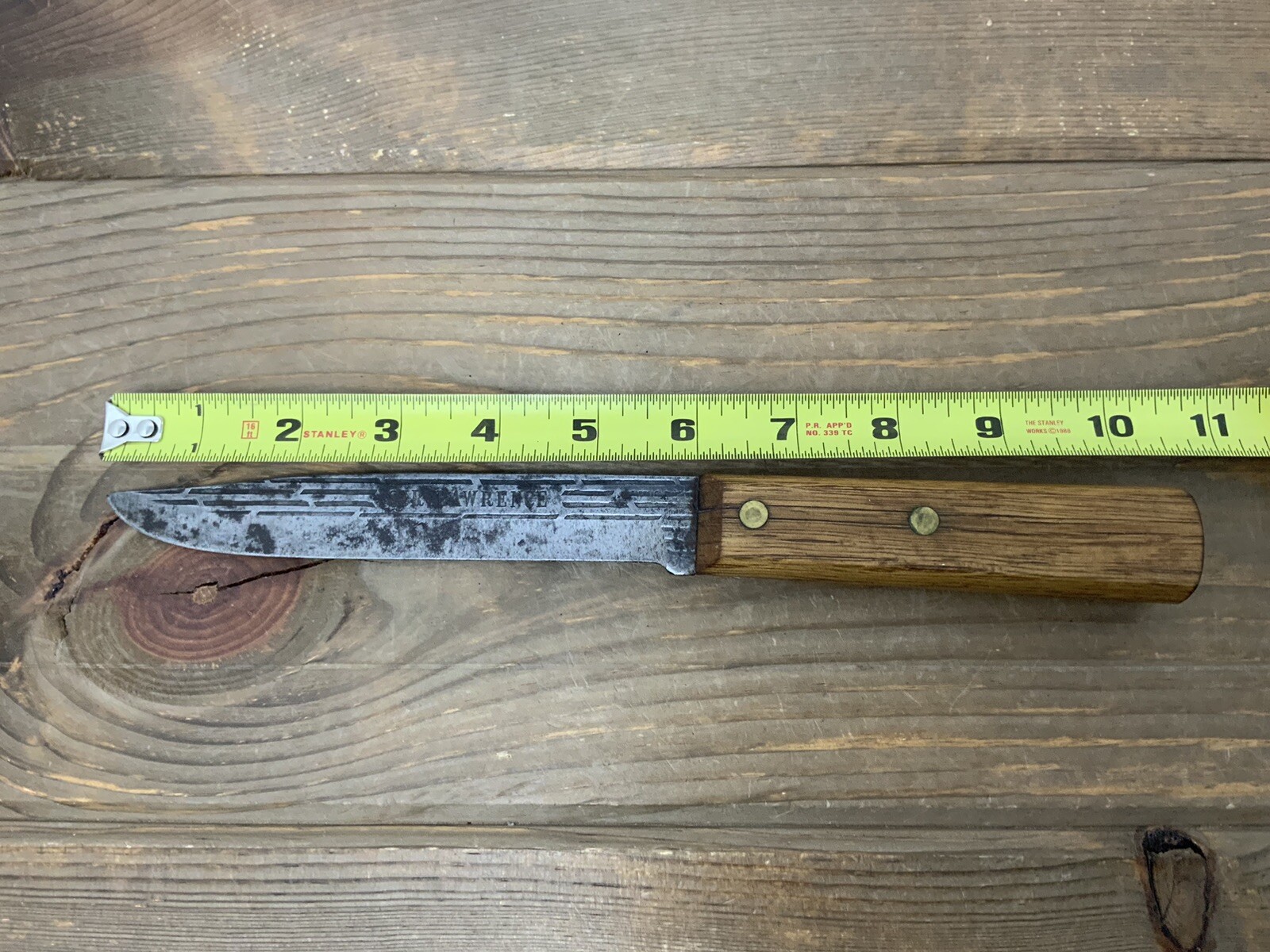 Carbon Steel Knife Sir Lawrence Vintage 6” Blade Utility Wood Handle