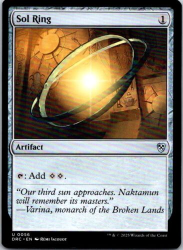 Magic the Gathering Sol Ring #056 Aetherdrift Commander MTG Free Shipping!