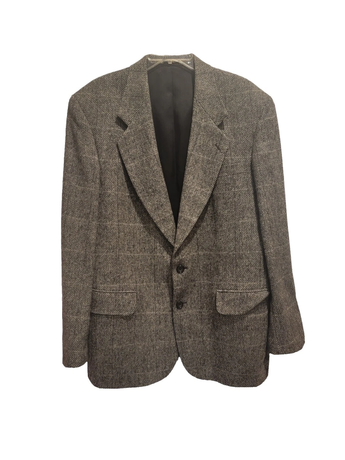 Oscar de la Renta Black Wool Suits & Blazers for Men