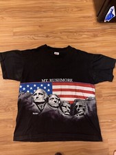 Vintage 1991 Mt. Rushmore Tee Single Stitch Made In USA