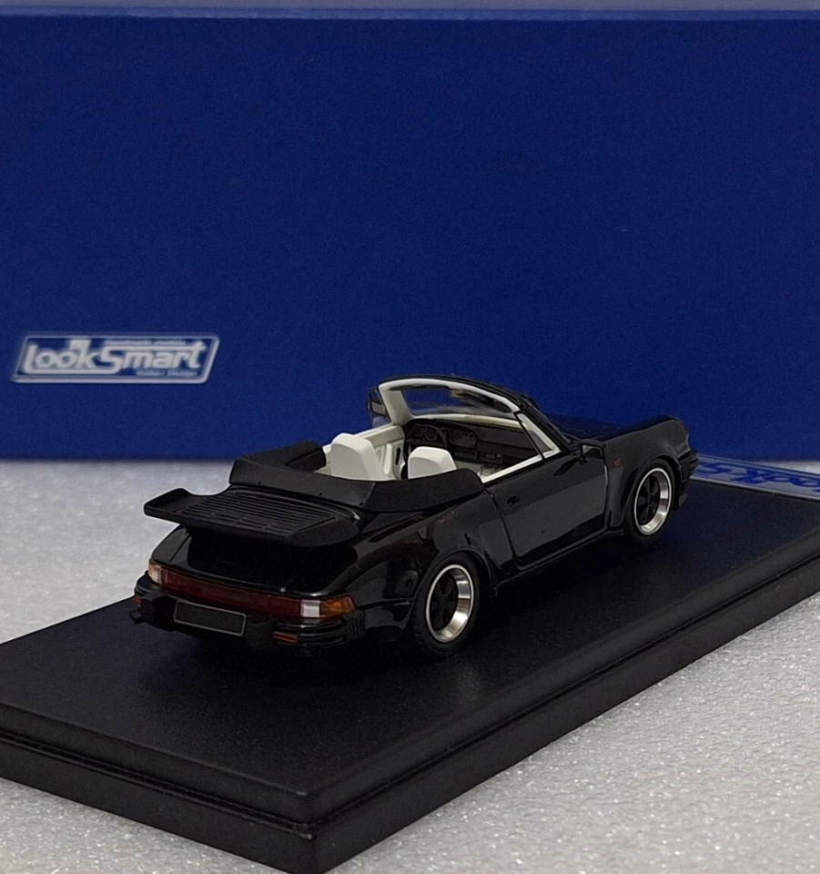 Porsche 911 (930) Cabrio Turbo Look 1985 Black 1:43 LOOKSMART LS361B RARE!! (7) - Image 3 of 4