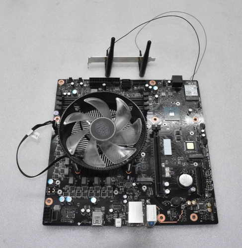 Mainboard ECS B560H6-EM, Intel LGA 1200 mit Cooler Master Lüfter + WLAN Karte