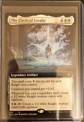 Throne of Eldraine x1 Magic the Gathering The Circle of Loyalty Foil MTG Throne of Eldraine x1 Magic the Gathering The Circle of Loyalty Foil MTG