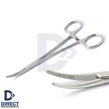 Surgical Hemostat Curved Kelly Locking Clamp Forceps 5.5'' Artery Tooth Forceps