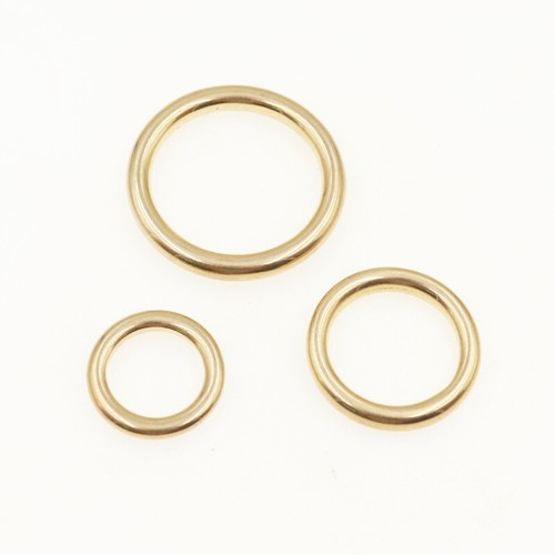Heavy duty solid brass rings big brass O ring for macrame belt - Picture 3 of 13
