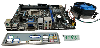 MSI H61MA-E35 MS-7740 Mainboard mit Blende Kühler 1155 i3 i5 i7 2/3.Ge Ohne CPU