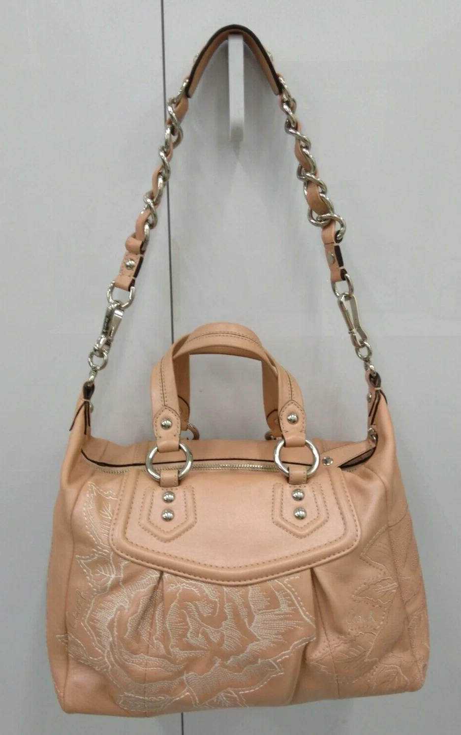 Coach Madison Rosa Antica Floreale Limitata Ed. Borsa a tracolla in pelle