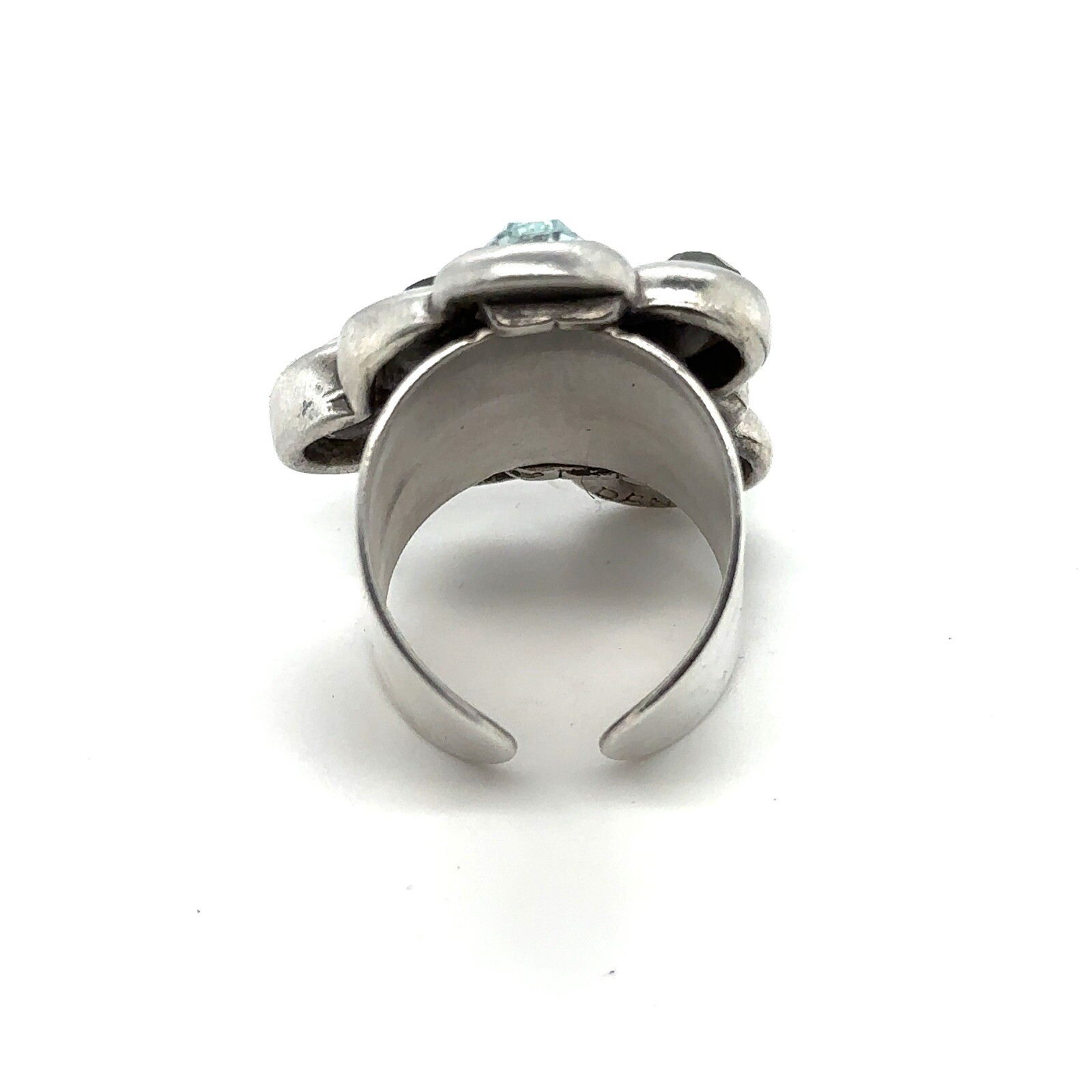 Danon Designer Custom Ring With Colored Crystal S… - image 4