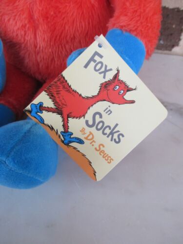Kohl's Cares/Dr. Peluche Seuss Fox in Socks Libro Personaje 16" Nuevo 2023 - Imagen 4 de 5