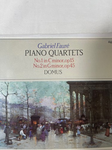 Gabriel Faure Piano Quartets No.1&2 Op.15&45 Domus C&G Minor Classical Music CD - Picture 2 of 7