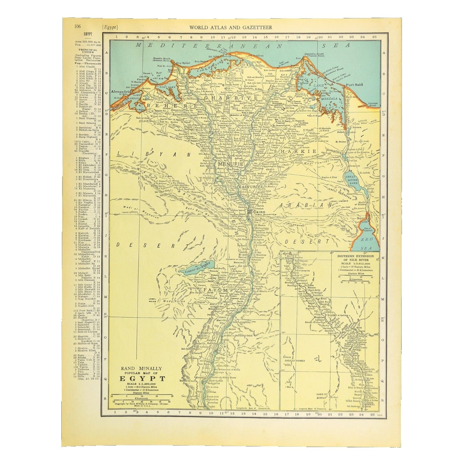 1930-1939 Date Range Antique Africa Atlas Maps