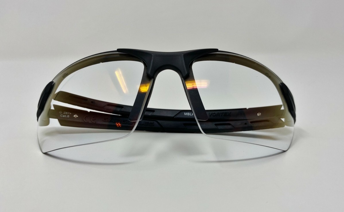 Lunettes De Sécurité Gargoyles Vortex Noir Mat / Verres Transparents - ANSI Z87.1
