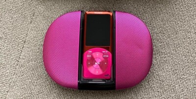 Sony NW-S764K Walkman Digital Media Player with speaker Pink Good