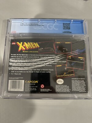 SNES Super Nintendo X-MEN MUTANT APOCALYPSE - New & Sealed CGC 9.4