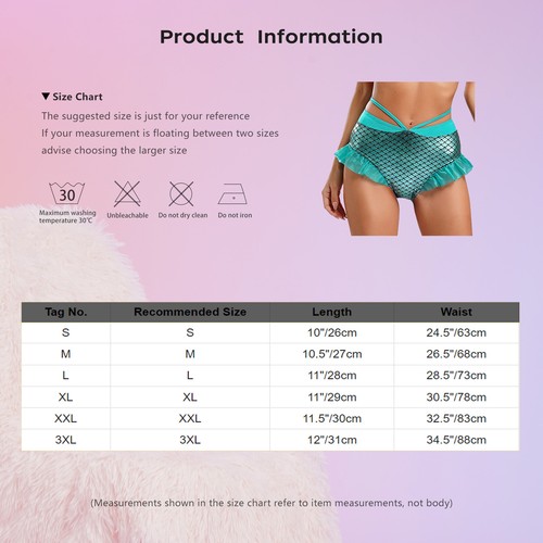 Womens Shorts Sexy Underwear Tulle Trim Briefs Stretchy Cosplay Ruffled Booty - Picture 5 of 59