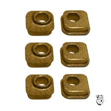  553 6 Pr  1/24 Slot Car Oilite Bushings 1/8" Axle - 1/4" Hole - Mid America
