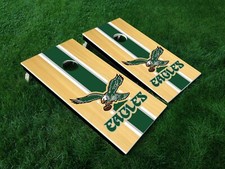 Philadelphia Eagles Retro Logo Cornhole Board Decal Wrap Qty 1 24.25" x 48.25"