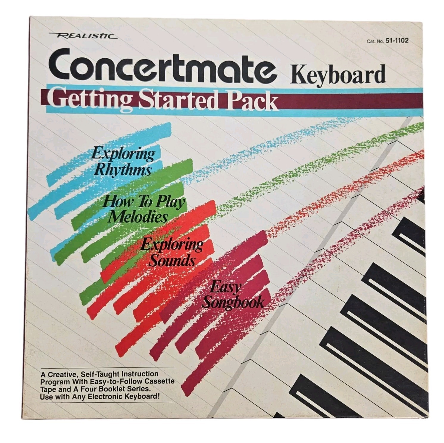 Vintage Concertmate Keyboard Getting Starter Pack Guidebooks ~ Radio Shack
