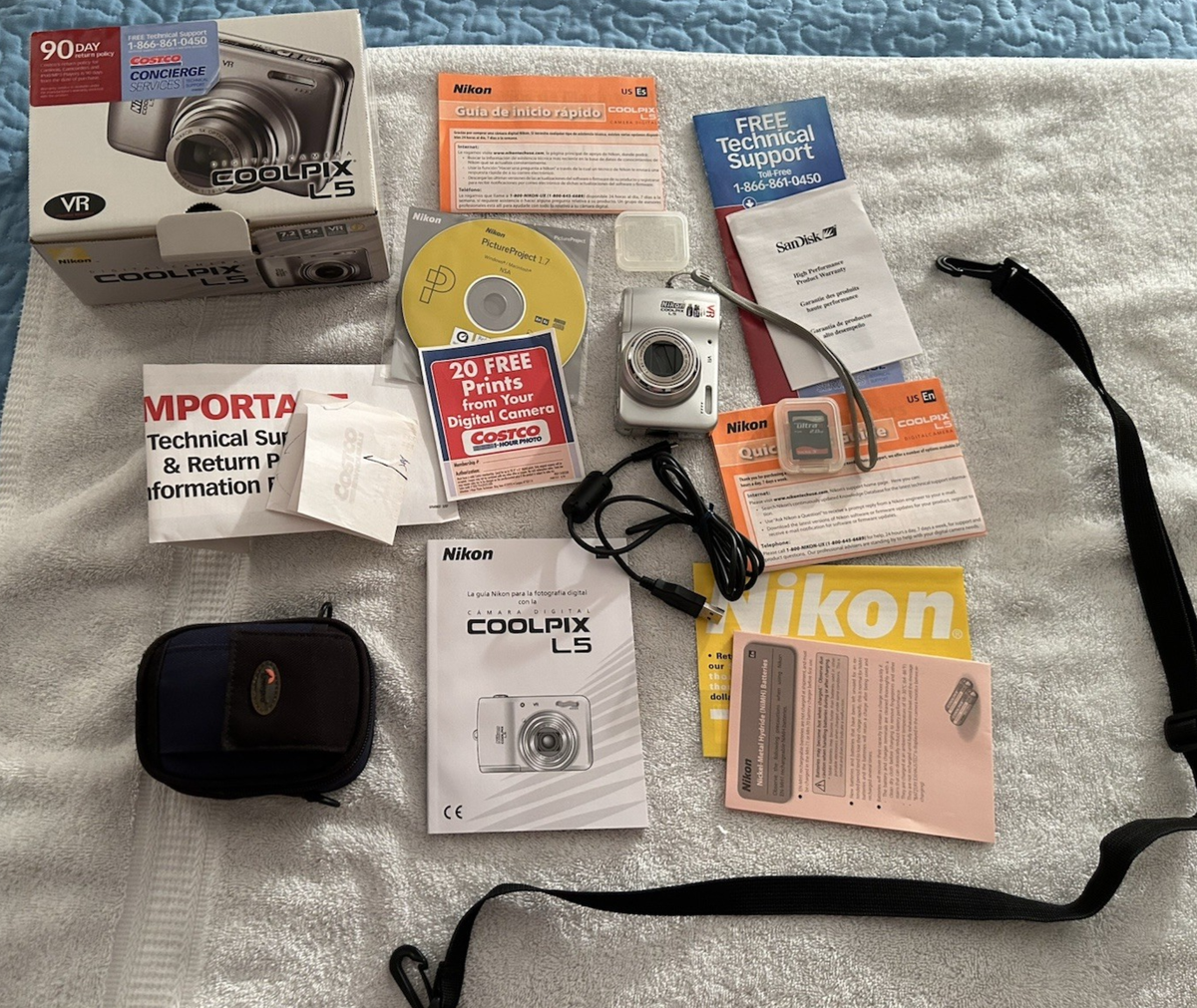 NIKON Coolpix L5 Digital Camera with Cord, 2GB, & Box | eBay