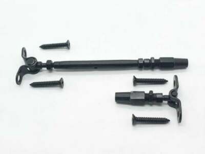 Black Cable Railing T316 Stainless Steel Swageless Tensioner Deck Toggle 3/16'' 