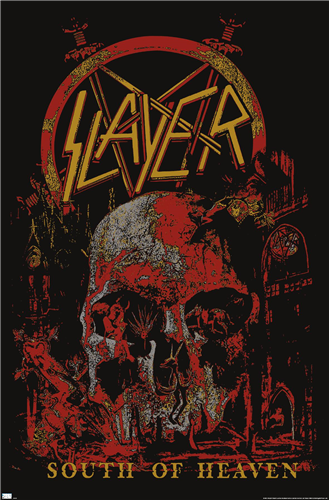 SLAYER - SOUTH OF HEAVEN POSTER - 22x34 - 24497 | eBay