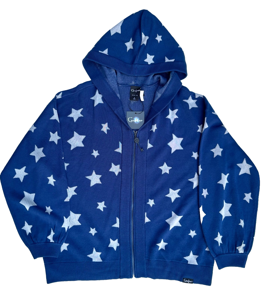 RARE Coraline Laika Glow in the Dark Stars Sweater Hoodie Plus