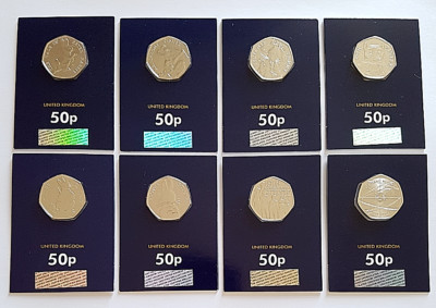 2017 2018 Beatrix Potter und ANDERE fünfzig Pence 50p Münze Brillant unzirkuliert
